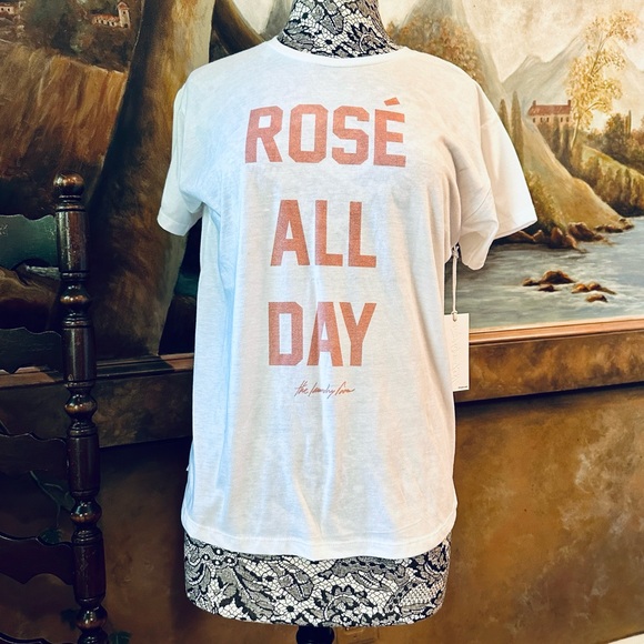 ✨💖 Rose All Day Oversized Tee Shirt ✨ XS 💖 - Picture 1 of 10